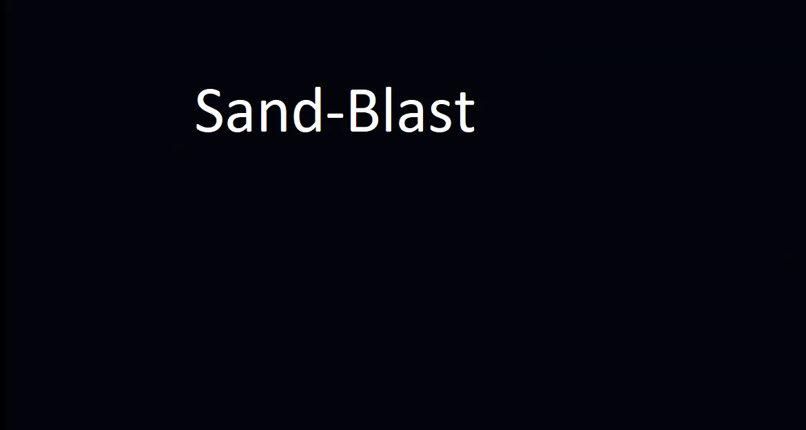 Thumbnail Sand-Blast