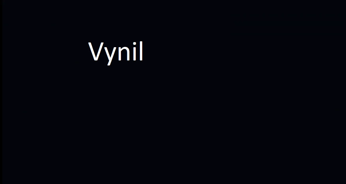Thumbnail Vynil